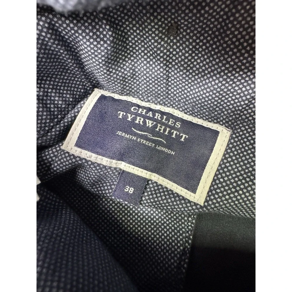 Charles Tyrwhitt Mens 38x9 Chino Shorts Cotton Stretch Blue Modern Luxury